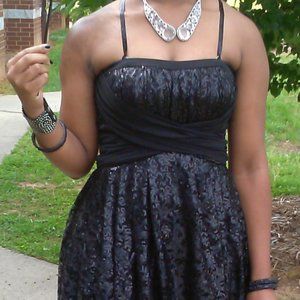 Black formal dress
